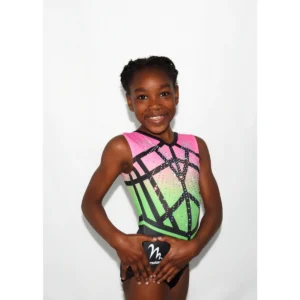 Turnpakje Antheia Wicked Green Pink